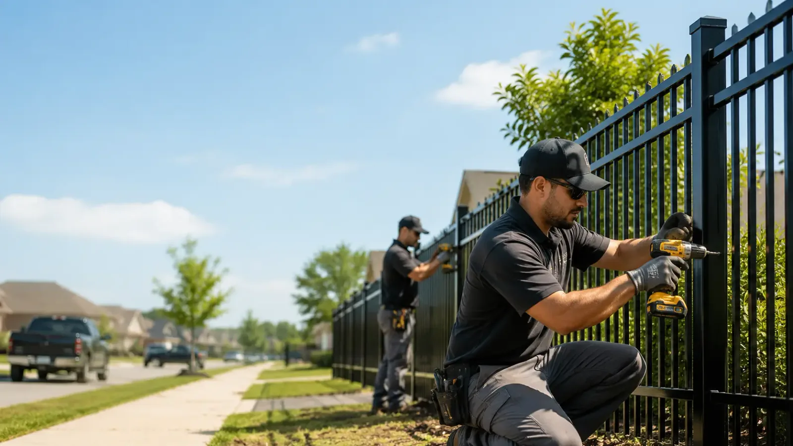 Metal Fence Installation in Pattison, TX